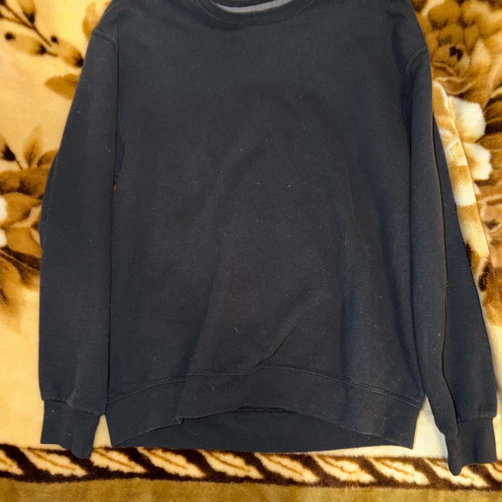 Men's Classic Black Crewneck Sweater